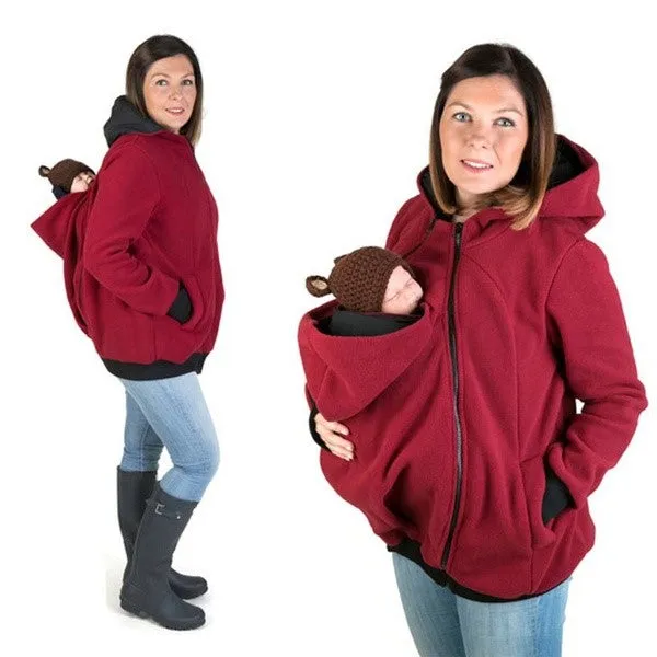 3 in 1 Kangaroo FRONT/BACK baby carrier hoodie