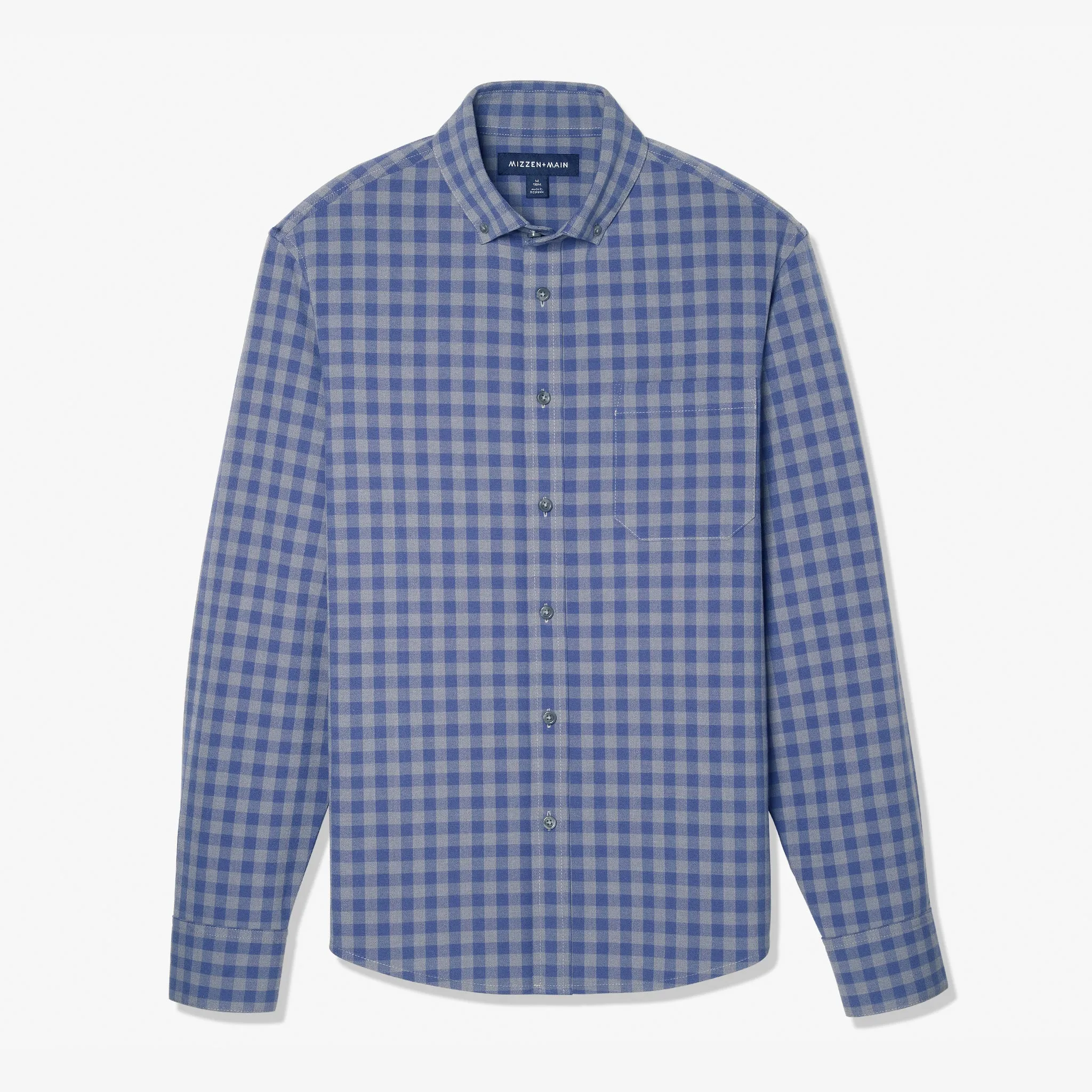 Blue Gray Gingham