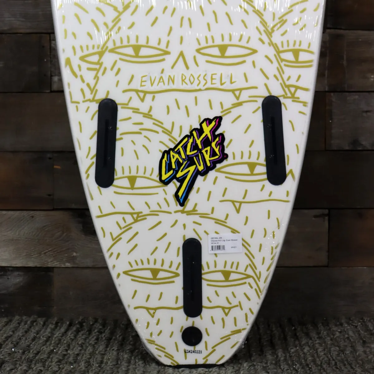 Catch Surf Odysea Log × Evan Rossell Pro 7'0 x 22 x 3 ⅛ Surfboard - White