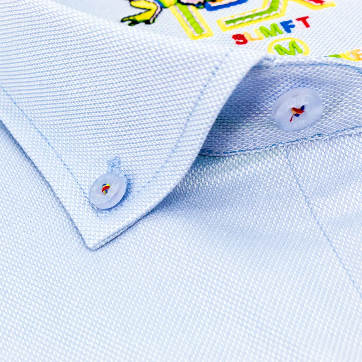 Colores Edition Oxford FROG Shirt - Blue