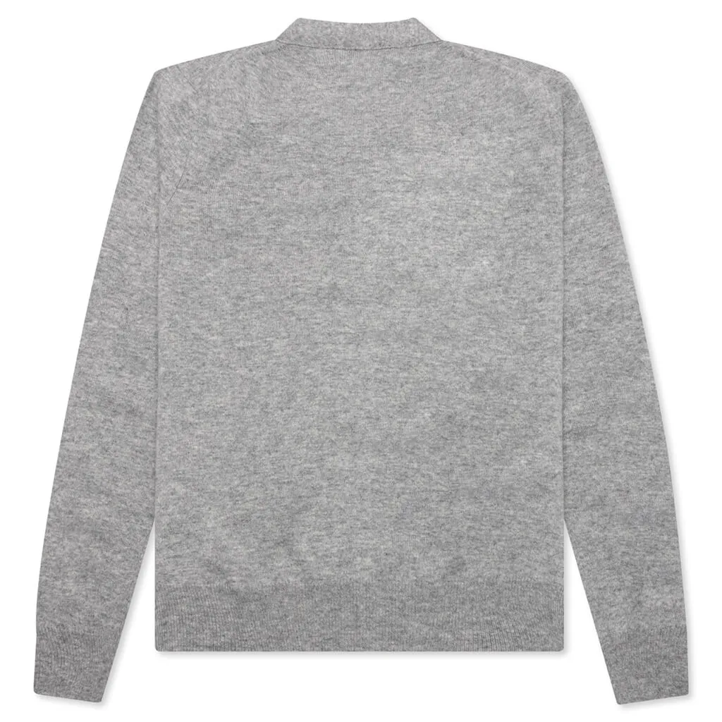 Comme des Garcons PLAY x the Artist Invader Cardigan - Top Grey