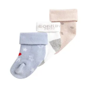 Cuddle Rib Unisex Mid Calf Socks Set of 3