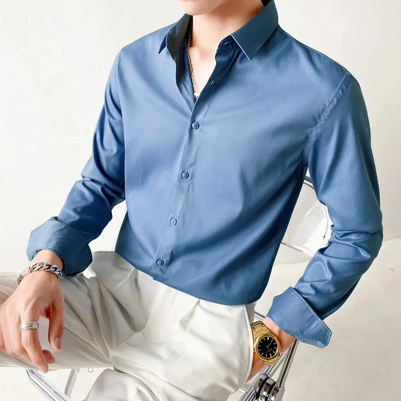 Custom Casual Fashion Slim-Fit Business Shirts for Men,