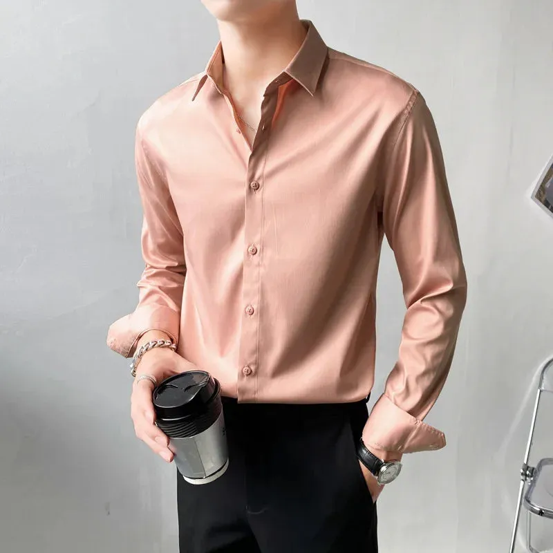 Custom Casual Fashion Slim-Fit Business Shirts for Men,