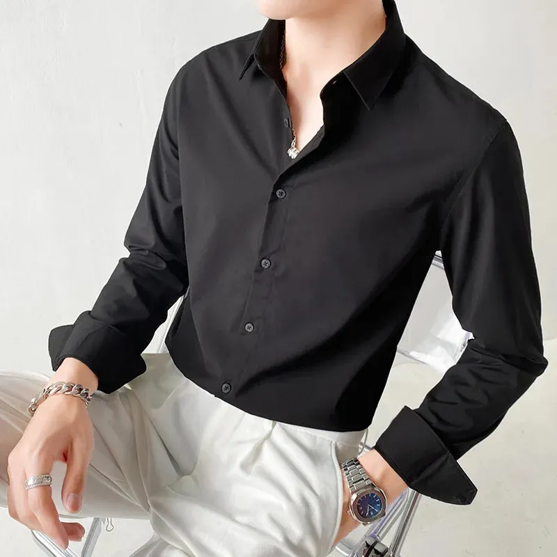 Custom Casual Fashion Slim-Fit Business Shirts for Men,