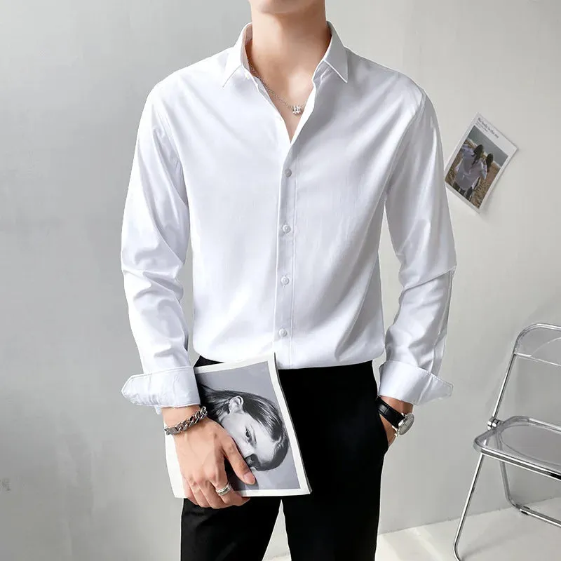 Custom Casual Fashion Slim-Fit Business Shirts for Men,