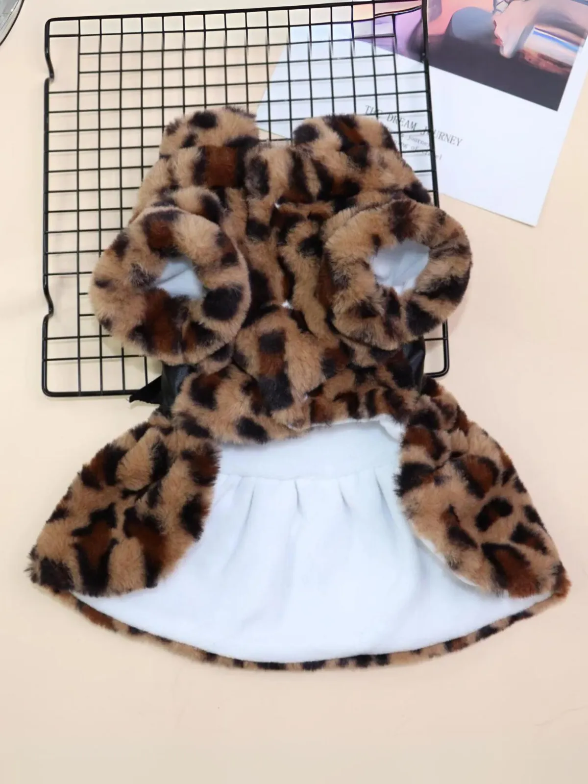 Fleece Pet Dresses with Elegant Bowknots