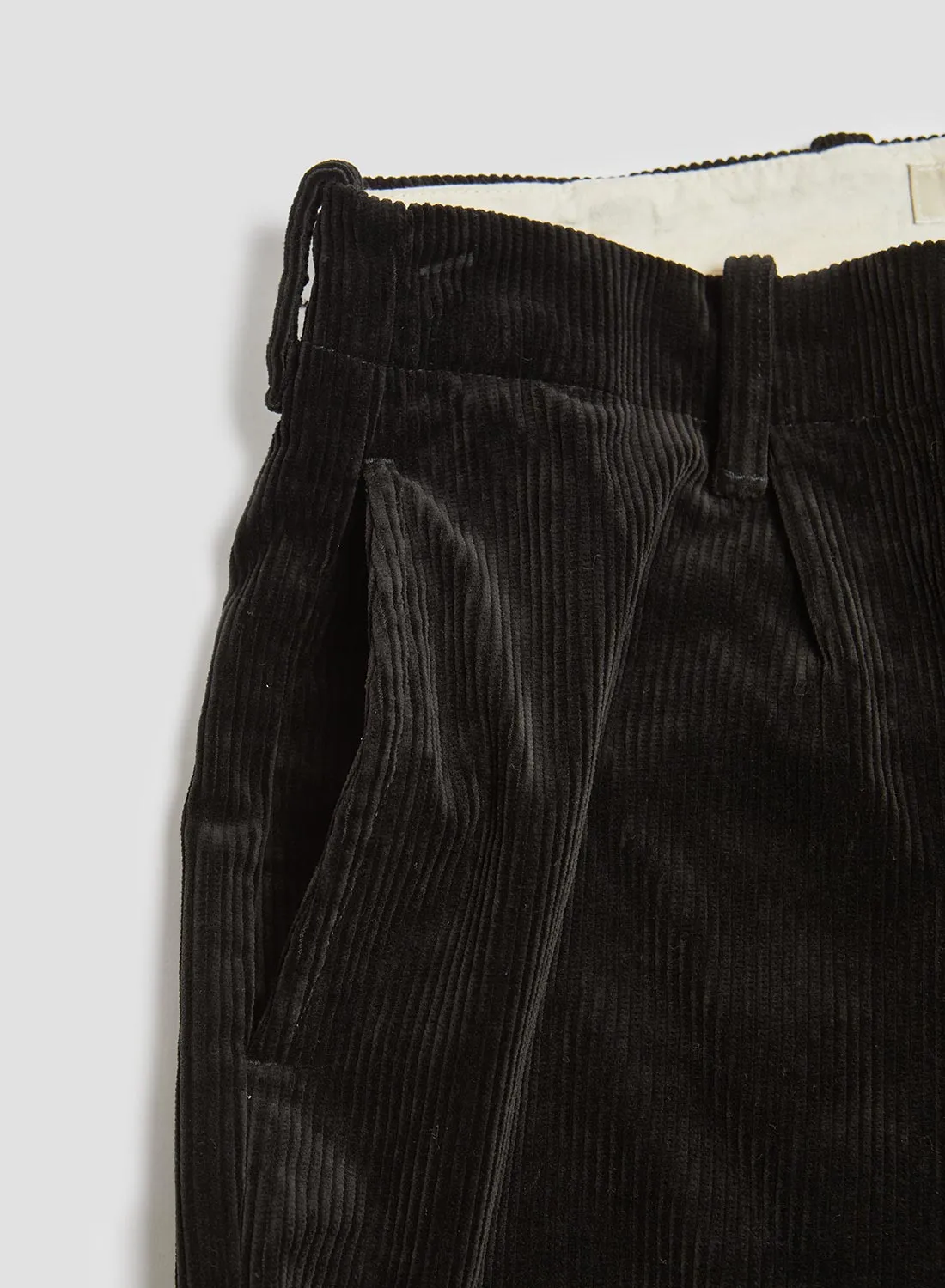 FOB Factory Corduroy Trousers Black