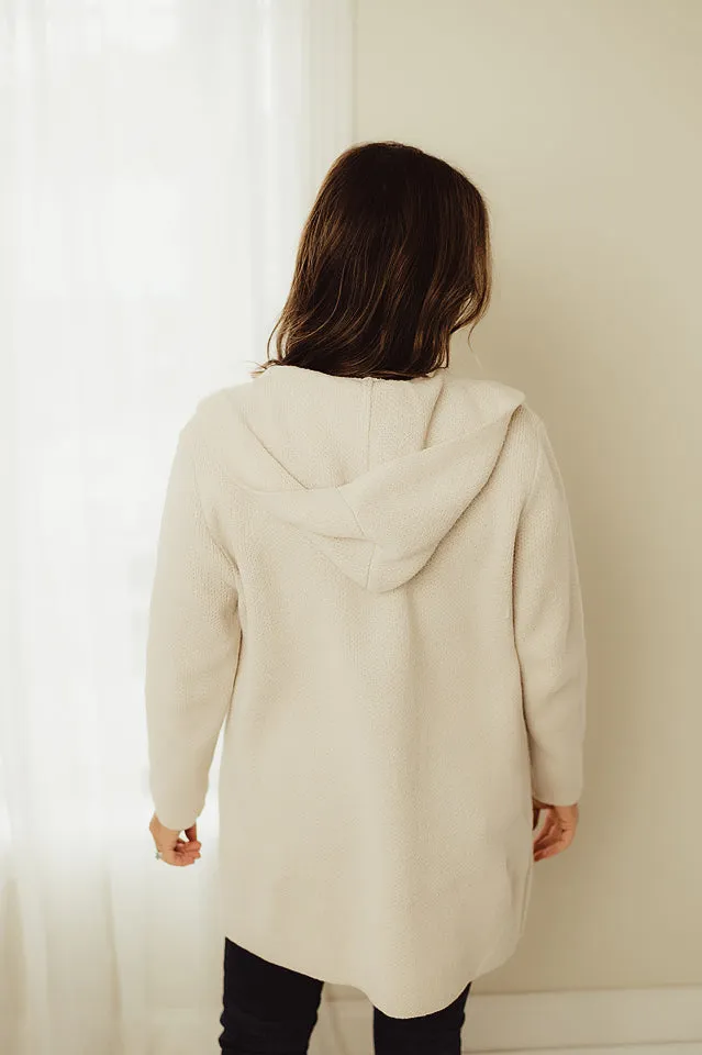 Hooded Sweater Cardigan