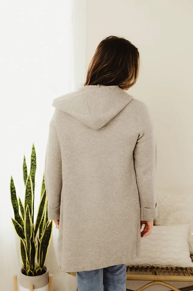 Hooded Sweater Coat