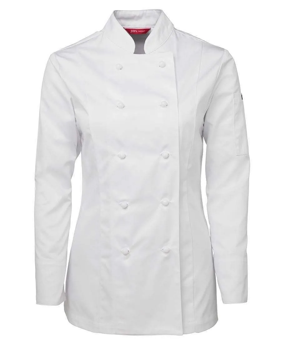 JB'S Women’s Long Sleeve Chef's Jacket 5CJ1