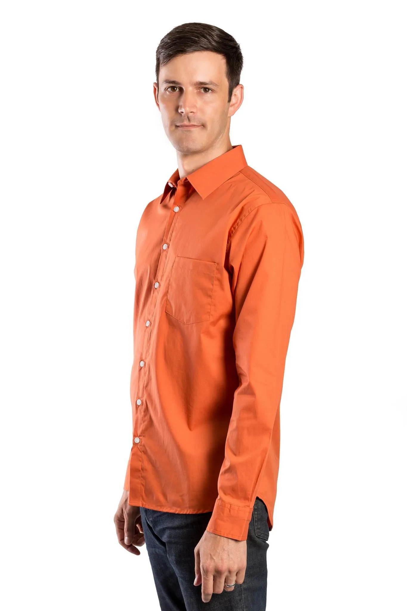 Journey | Men's Button Up Poplin Shirt