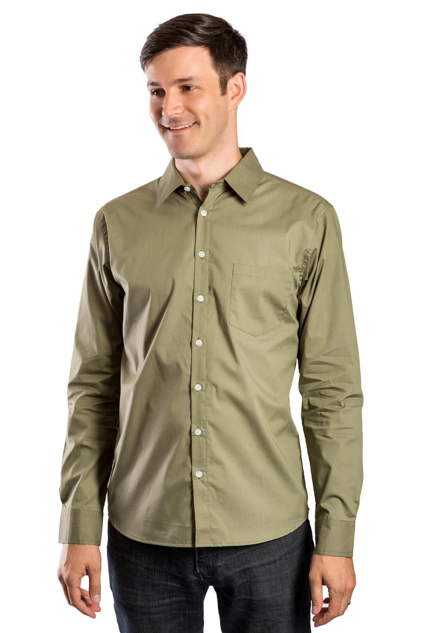 Journey | Men's Button Up Poplin Shirt