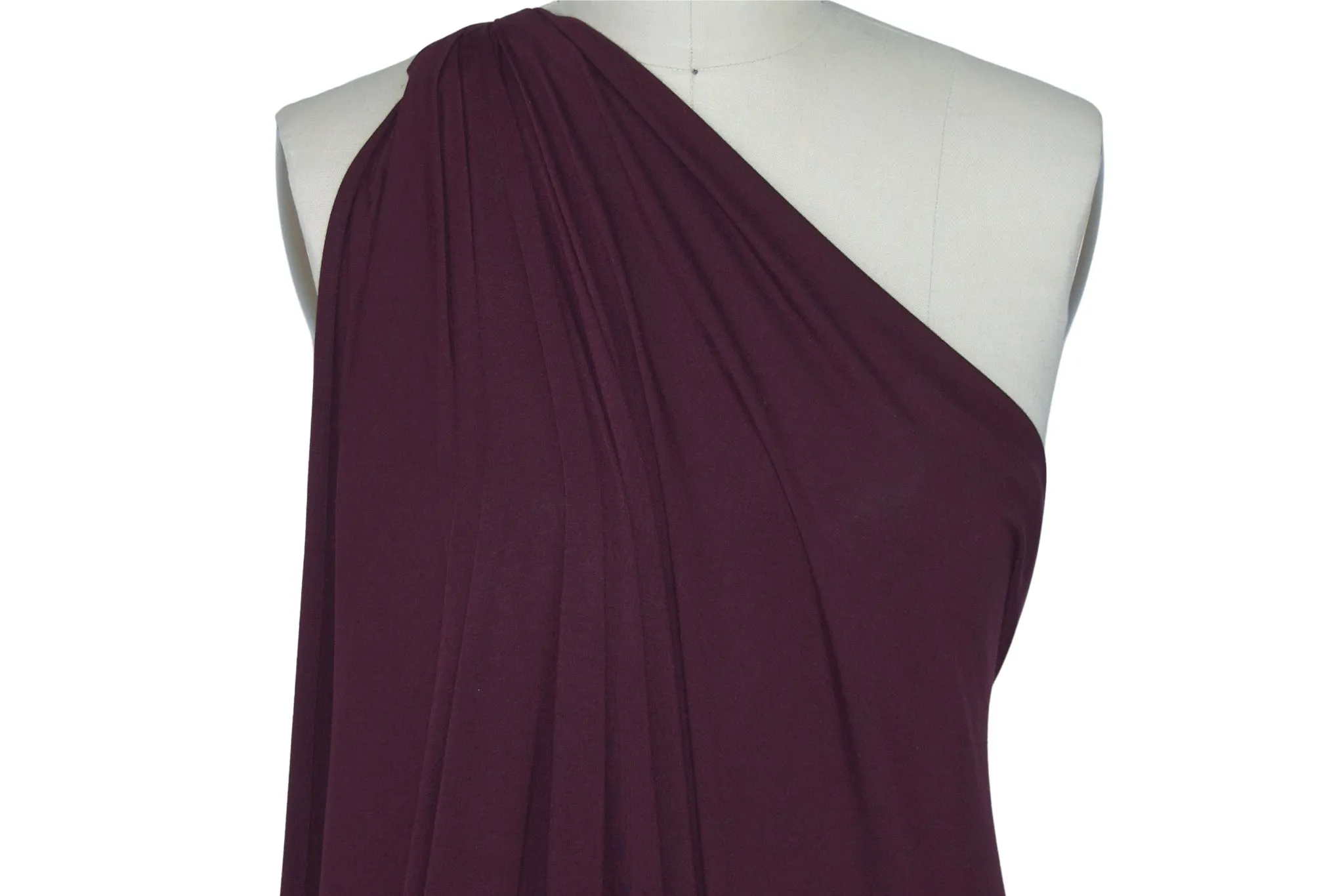 NY Designer Soft Rayon Jersey - Nebbiolo