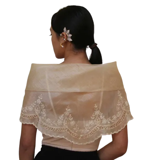 Organza Elegant Filipiniana Alampay  - Marie MRA01