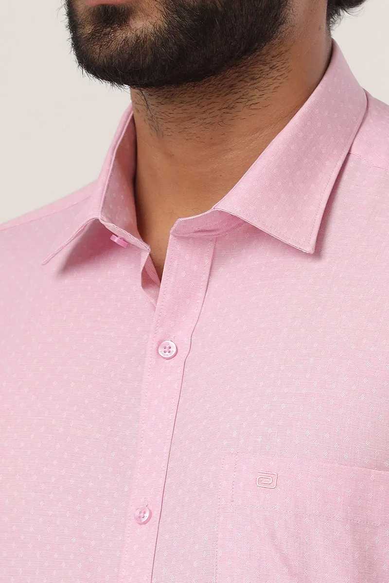 Orlando - Leamonade Pink Casual Shirts for Men | Ariser