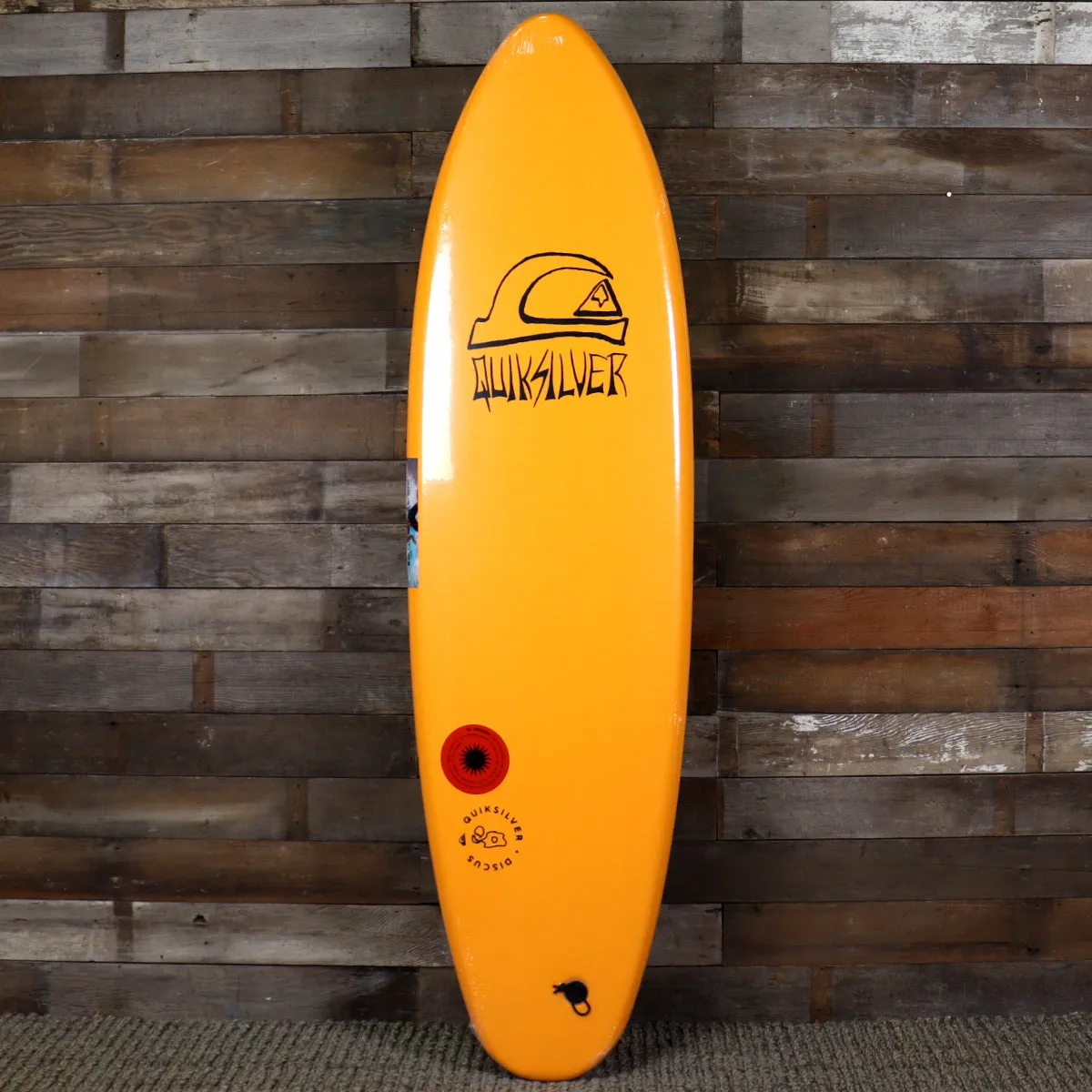 Quiksilver Discus 6'6 x 22 x 3 ⅛ Soft Surfboard - Pureed Pumpkin