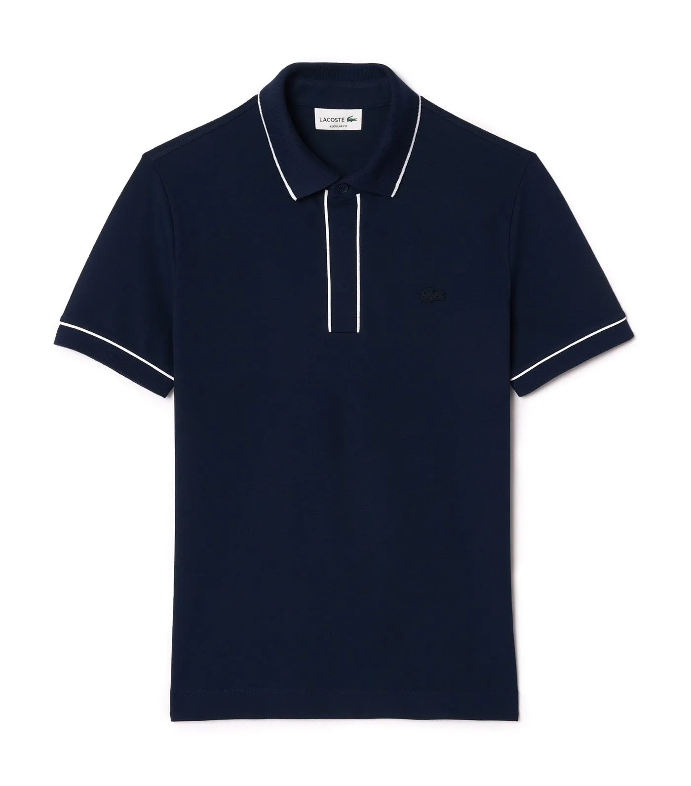 Smart Paris Stretch Cotton Polo Shirt Navy Blue