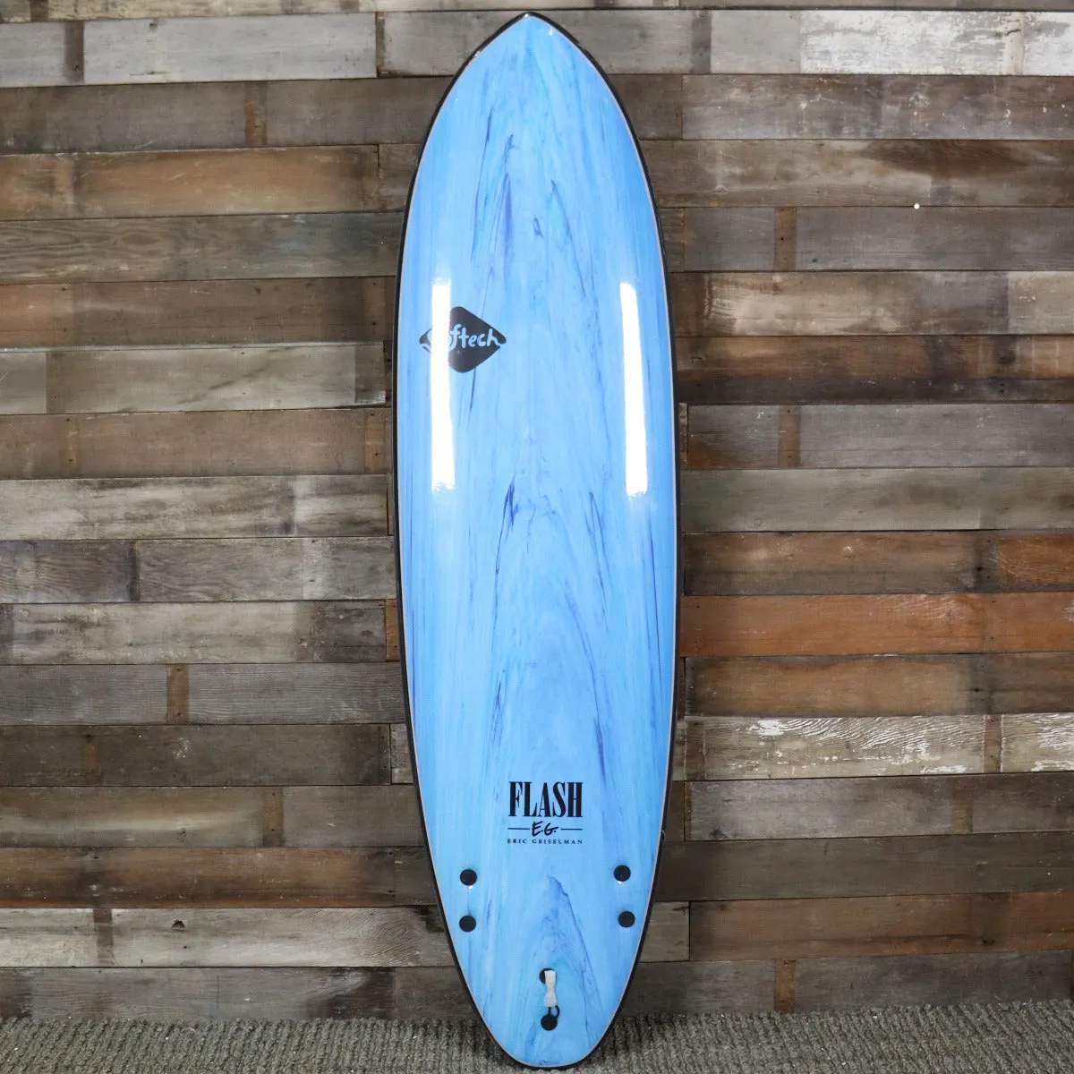 Softech Flash Geiselman 7'0 x 21 ¼ x 2 ½ Soft Surfboard - Aqua Marble