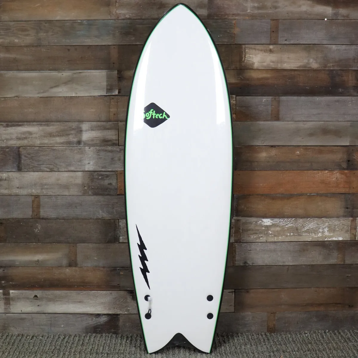 Softech Kyuss Fish 5'8" x 21 1/2" x 2 2/3" Soft Surfboard - Checkered