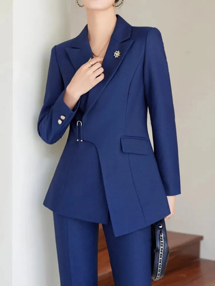 Stunningly Classy Fancy Pantsuit | Modern Blazer | Women's Pantsuits | Two piece pants set