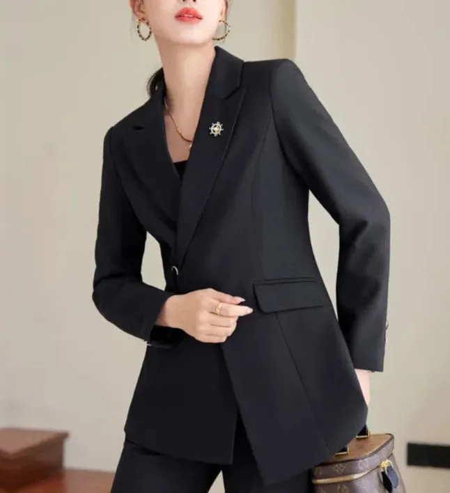 Stunningly Classy Fancy Pantsuit | Modern Blazer | Women's Pantsuits | Two piece pants set