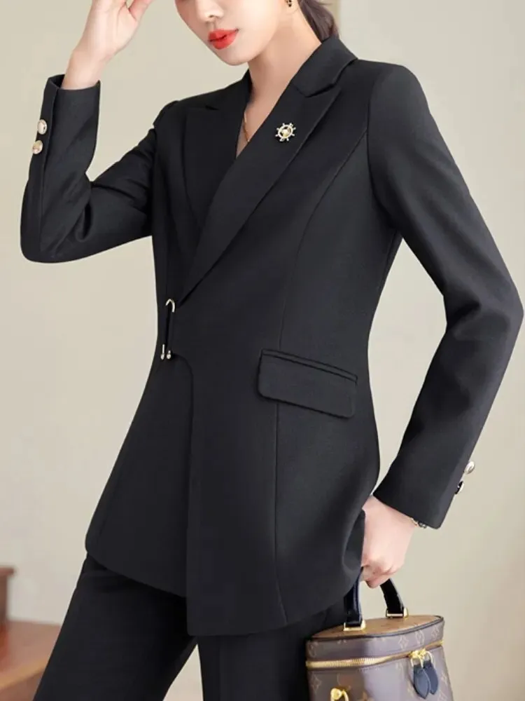 Stunningly Classy Fancy Pantsuit | Modern Blazer | Women's Pantsuits | Two piece pants set