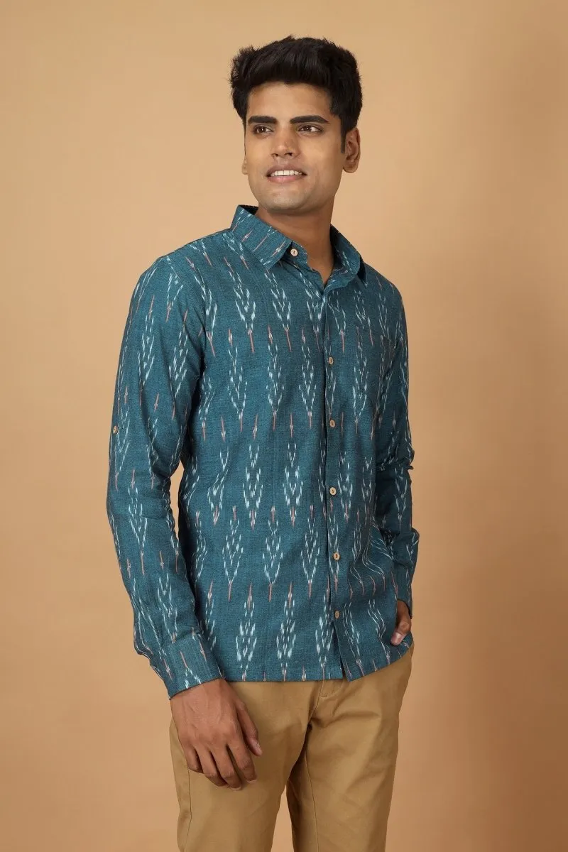 Subah Ikat Mens Cotton Shirt