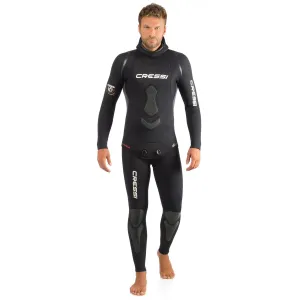 Used Cressi Apnea 2-Piece 5mm Freediving Spearfishing Wetsuit-Small