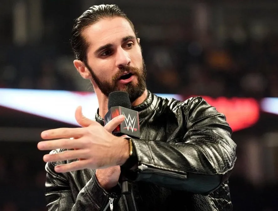 WWE Seth Rollins Black Leather Jacket